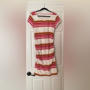 Ingrid & Isabel Pink and Red Striped Maxi Dress